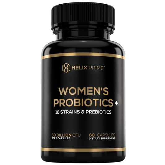 HELIX PRIME Prebiotics & Probiotics for Women (Made in USA, 60 Billion CFU)